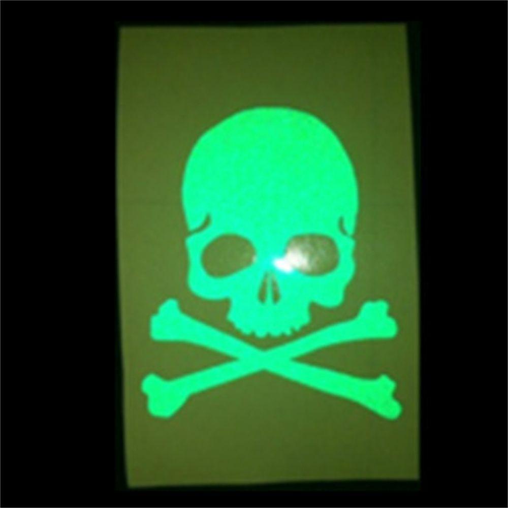 LANFY Miếng Dán Trang Trí Xe Đạp Hình Đầu Lâu Độc Đáo