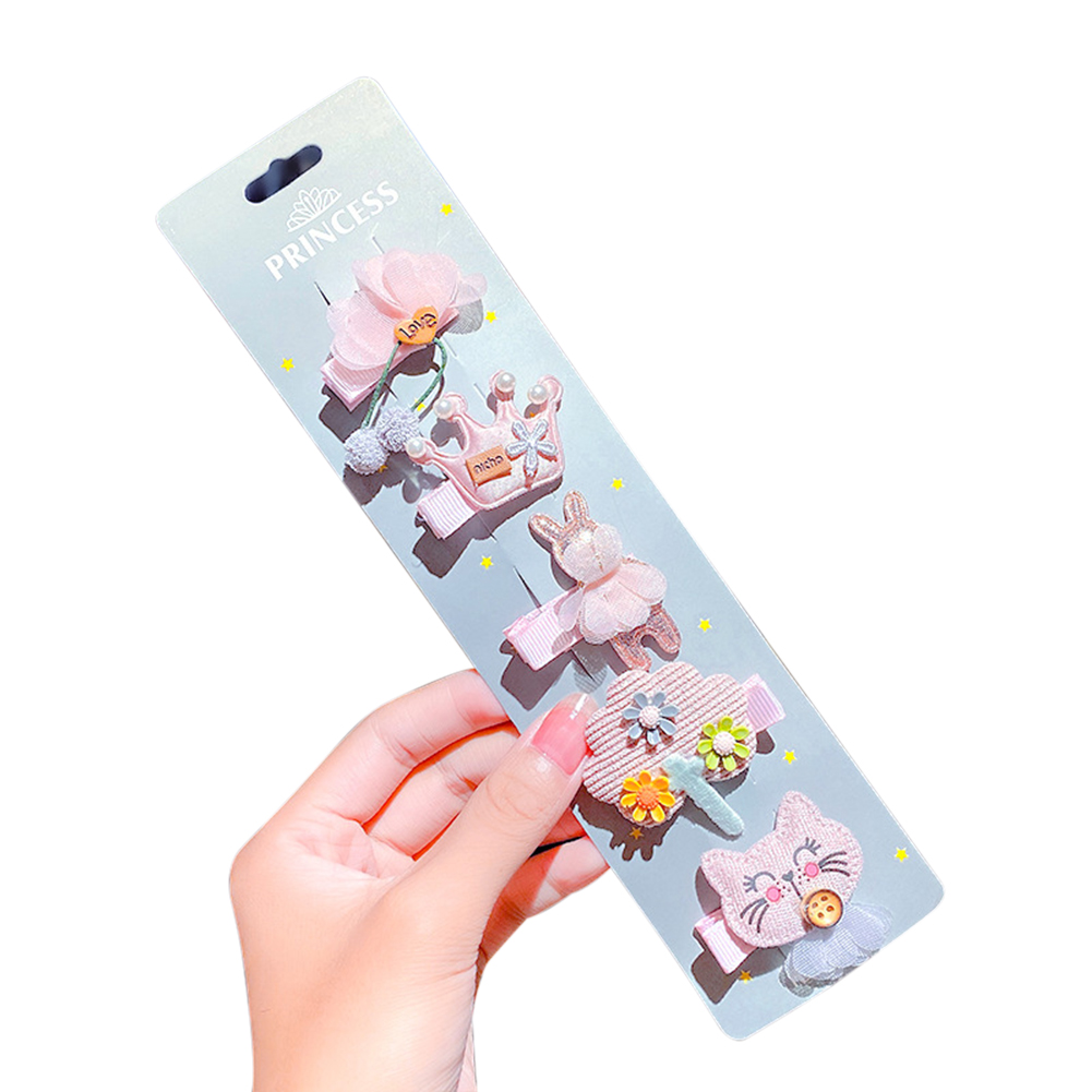 Bộ Kẹp Tóc Vải Nhiều Kiểu Dáng Xinh Xắn Jp1