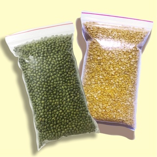 ĐẬU XANH 1KG NGUYÊN HẠT/TÁCH VỎ NÂU CHÈ - LÀM BÁNH