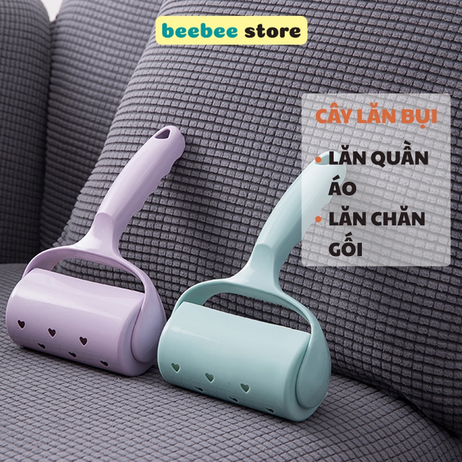 Cây Lăn Bụi Làm Sạch Quần Áo, Lông Chó Mèo, Ga Giường Có Nắp Che Nhiều Màu Độc Lạ K001 [Rẻ]
