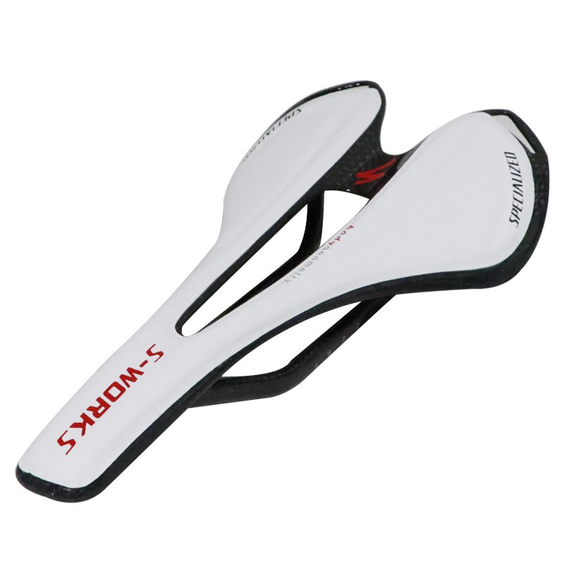 Yên Da Sợi Carbon Siêu Nhẹ Thoáng Khí Chuyên Dụng Cho Xe Đạp MTB 125g