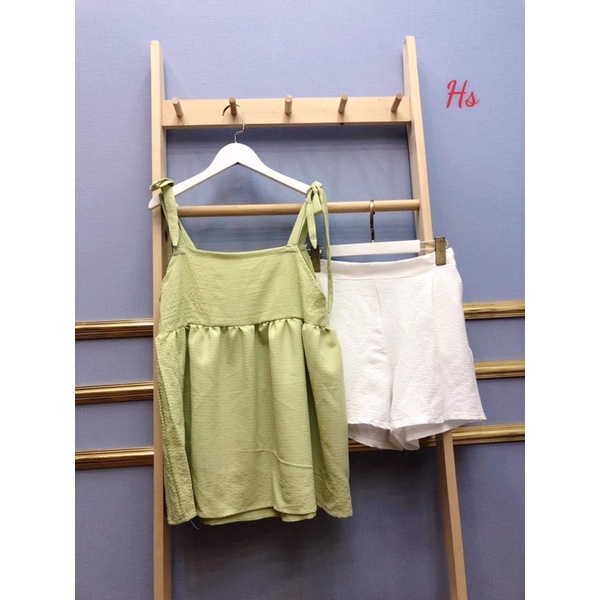 Bộ đũi xanh bơ buộc vai HS6