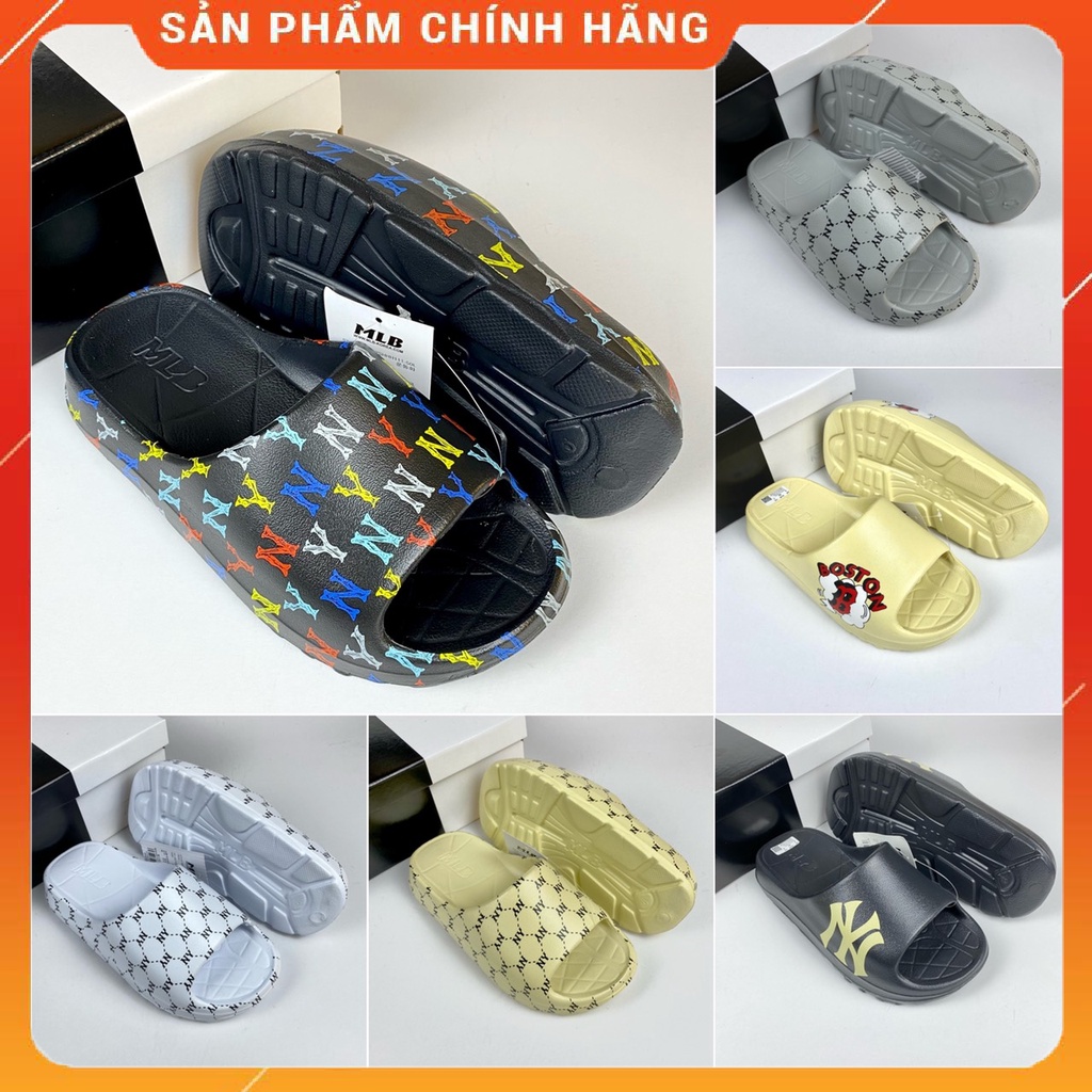 Dép Nam Nữ Quai ngang Đúc 𝐌𝐋𝐁 UNISEX Bánh Mì Đế Cao 5CM Quai Ngang Nữ thiết kế cá tính, nhiều màu sắc