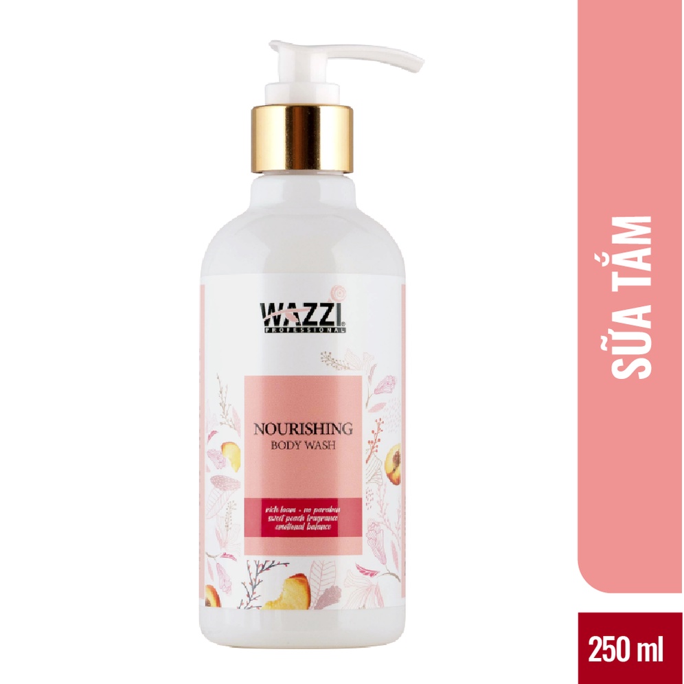 Sữa Tắm Dưỡng Thể Hương Đào Wazzi 250ml