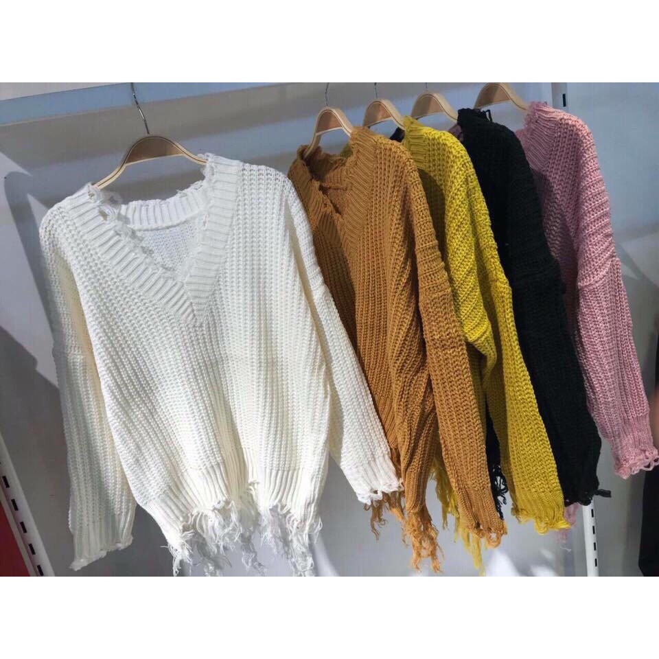 Áo len tua rua gấu hàng Quảng Châu Mã 500 | BigBuy360 - bigbuy360.vn