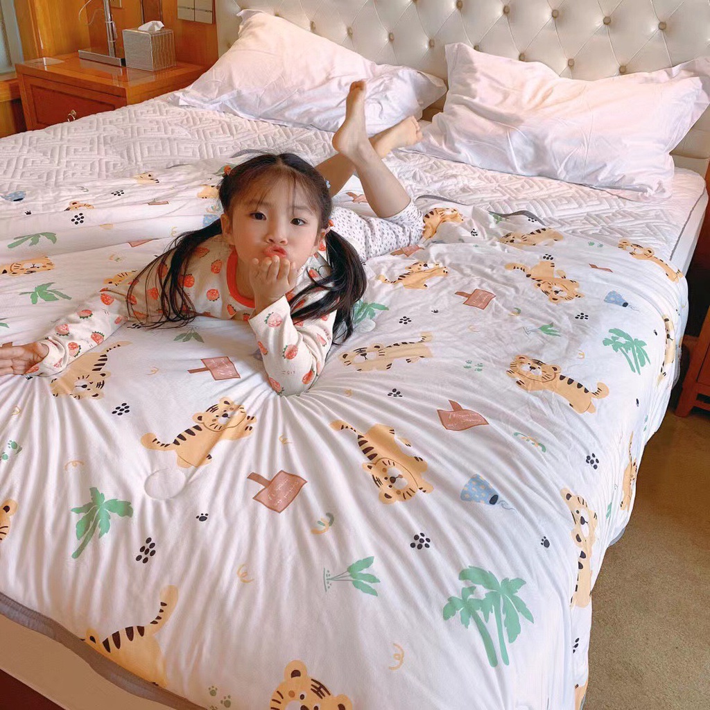 Chăn Điều Hòa Chiết Xuất Sợi Đậu Nành Nhập Khẩu Siêu Mềm Mát Phù Hợp Quà Tặng