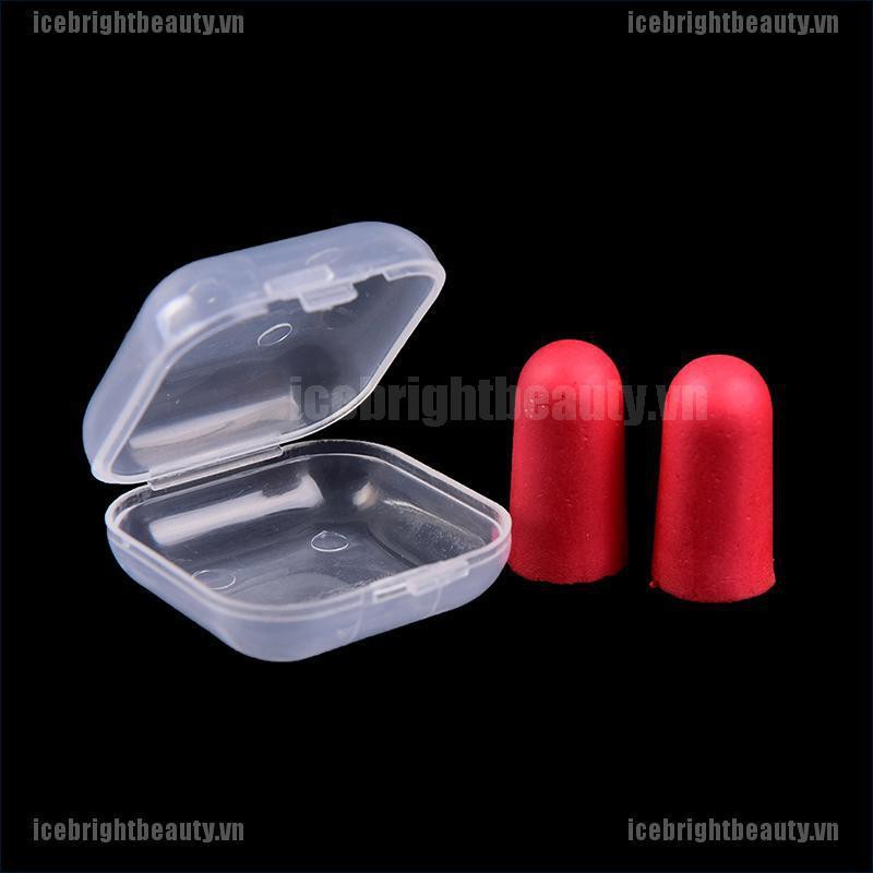 1 Bộ / 2 Nút Bịt Tai Bằng Cao Su Non Mềm Bảo Vệ Chống Ồn