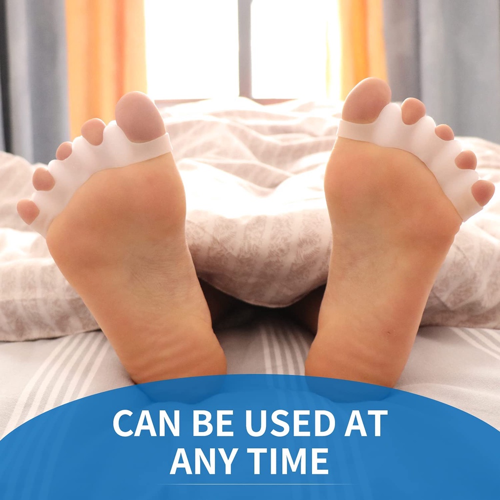 Dụng Cụ Tách Ngón Chân Bằng Cao Su silicone Tiện Lợi