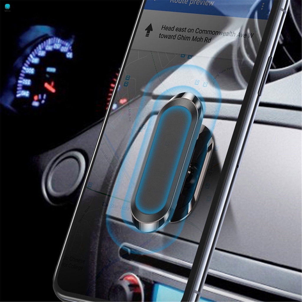 Giá đỡ điện thoại xoay 360 độ với 8 nam châm thông dụng cho xe ô tô