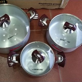 BỘ NỒI INOX SUNHOUSE