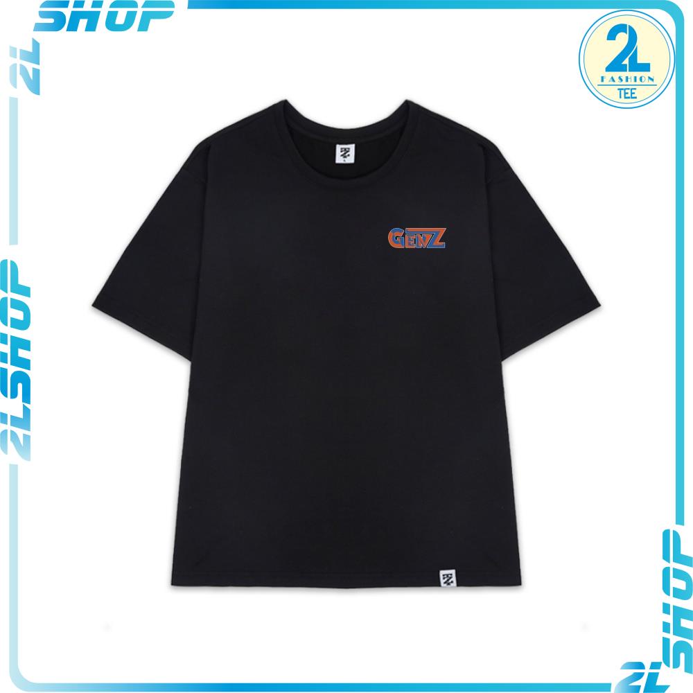 Áo thun nam nữ thế hệ GenZ tay lỡ form rộng chất 100% COTTON co giãn 4 chiều thấm hút mồ hôi cực mát