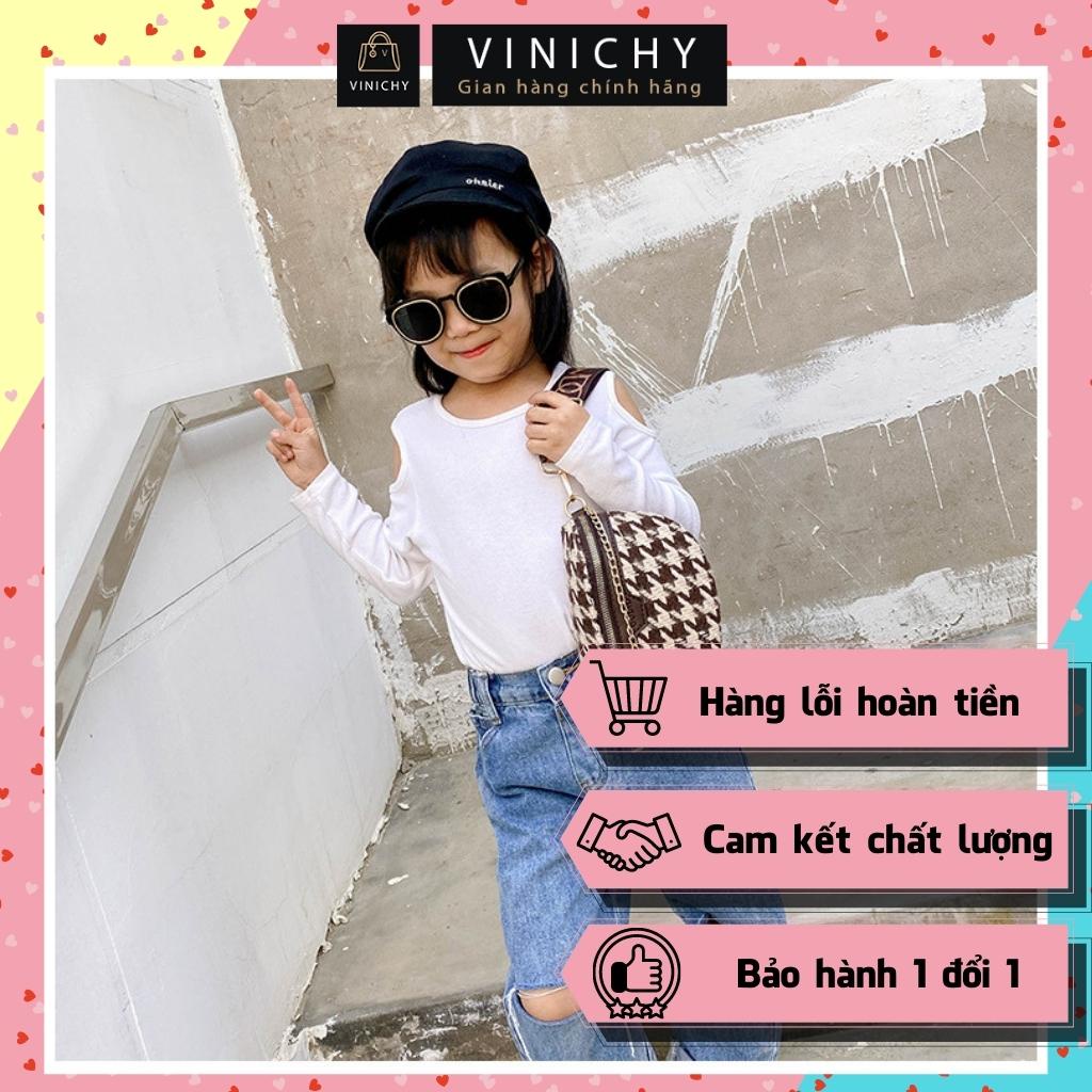 Túi xách nữ bao tử đeo chéo đi chơi, đi học VINICHY, da đẹp, cao cấp size 14 cm HA145