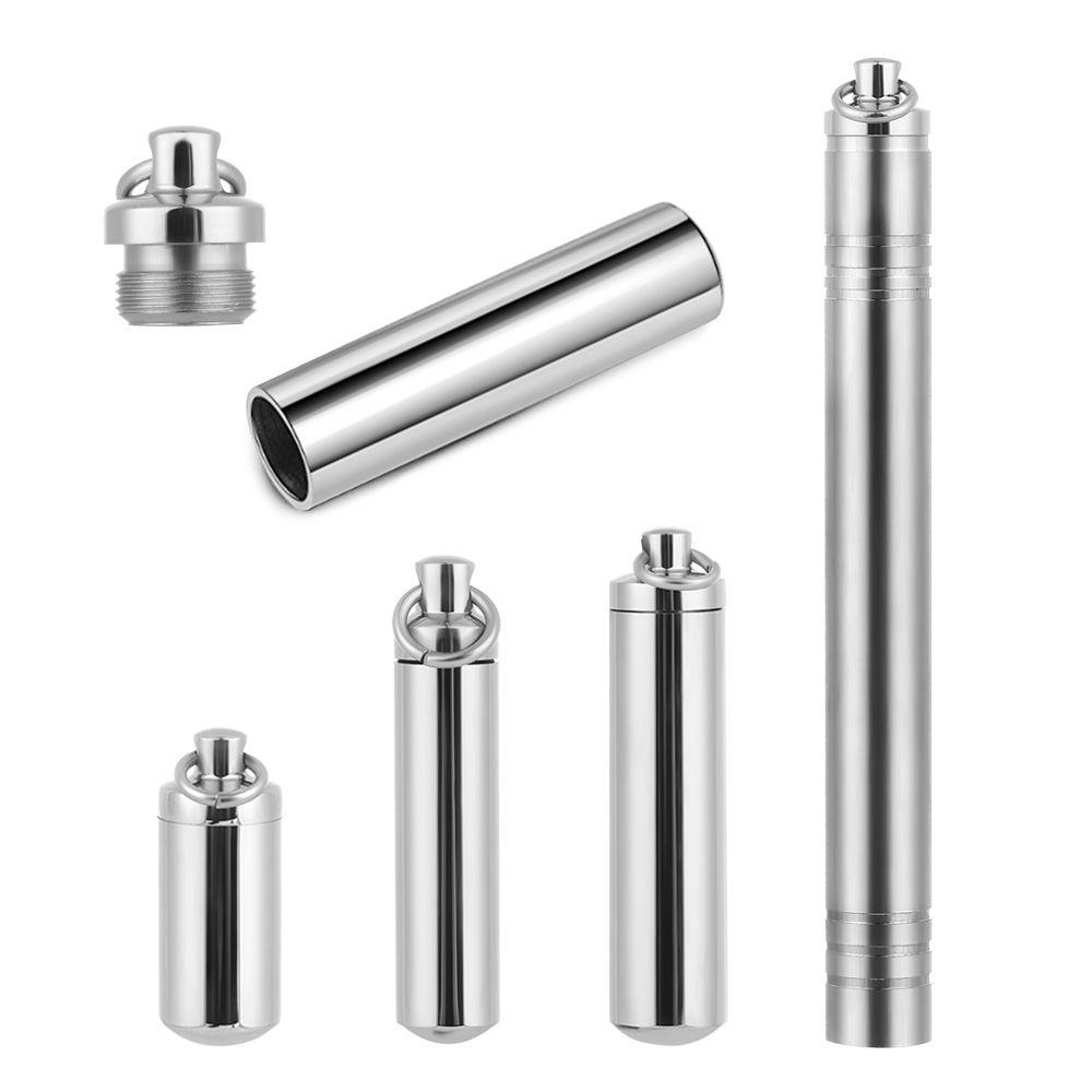 Mặt Dây Chuyền Bằng Thép Không Gỉ Hình Hộp Thuốc Đựng Tro