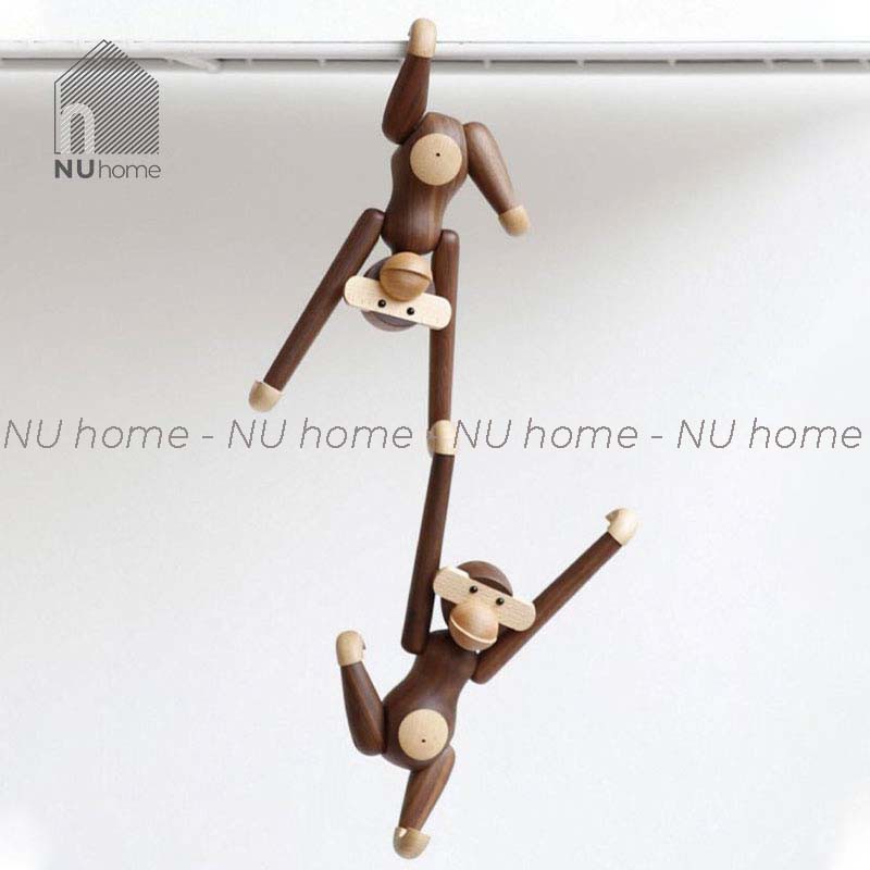 nuhome.vn | Khỉ gỗ cao cấp được thiết kế đẹp mắt làm bằng chất liệu gỗ tự nhiên