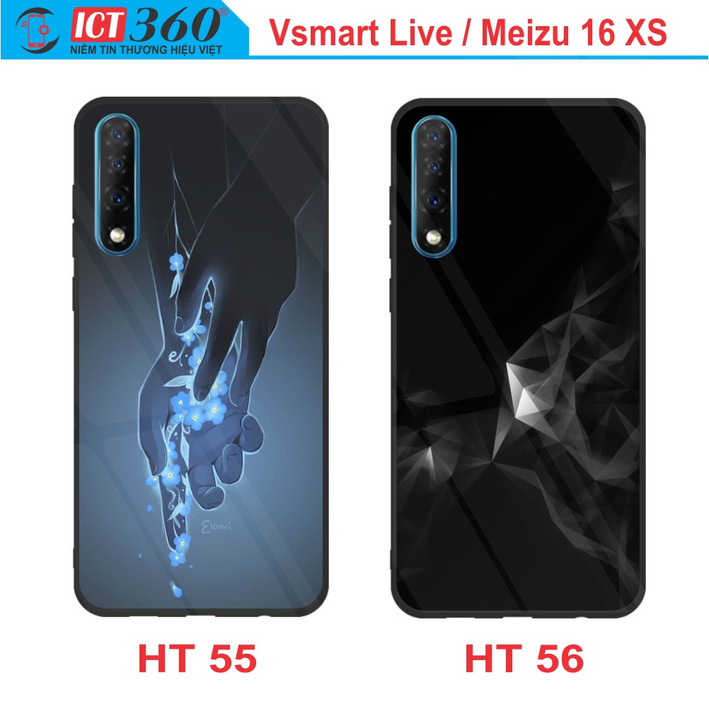 Ốp Lưng Kính  VSMART LIVE/ MEIZU 16 XS  - In Theo Yêu Cầu - Hình 3D