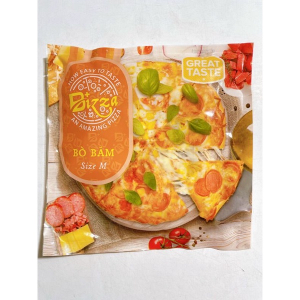 Pizza làm sẵn size 17❤️SHIP HOẢ TỐC HÀ NỘI❤️PIZZA có 3 vị xúc xích, bò bằm, thập cẩm. chỉ việc quay lò vi sóng, áp chảo