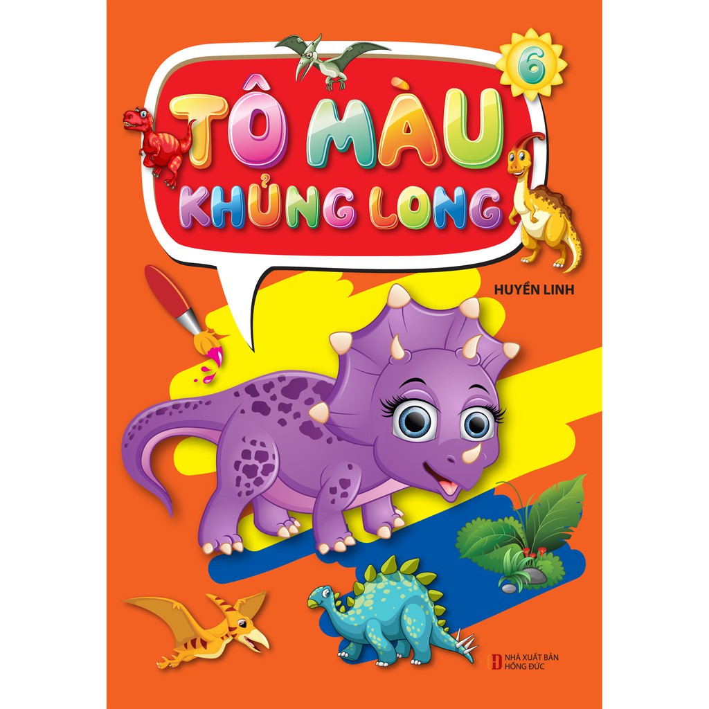 [Mã LIFE2410K giảm 10K đơn 20K] Sách - Combo Tô Màu Khủng Long (6 Cuốn) | BigBuy360 - bigbuy360.vn