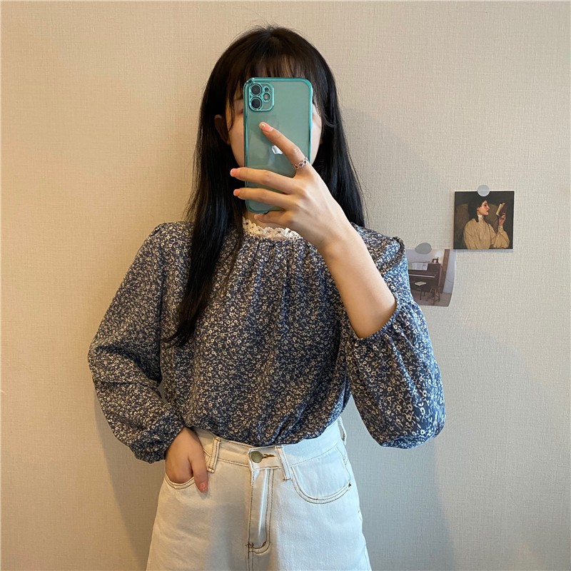 Áo Voan Tay Dài Phối Ren Thời Trang Dành Cho Nữ | BigBuy360 - bigbuy360.vn