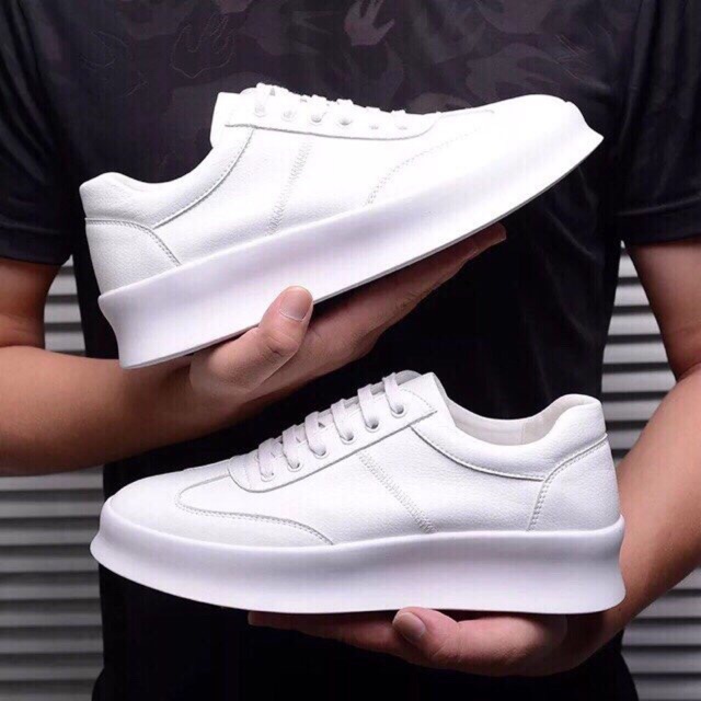 Giày nam FULL TRẮNG chất cực mềm mịn nhé