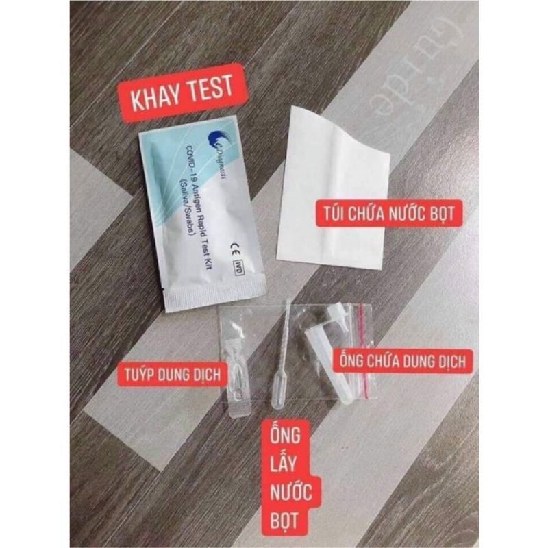 Test nhanh covid 2 trong 1, test mũi + test bọt