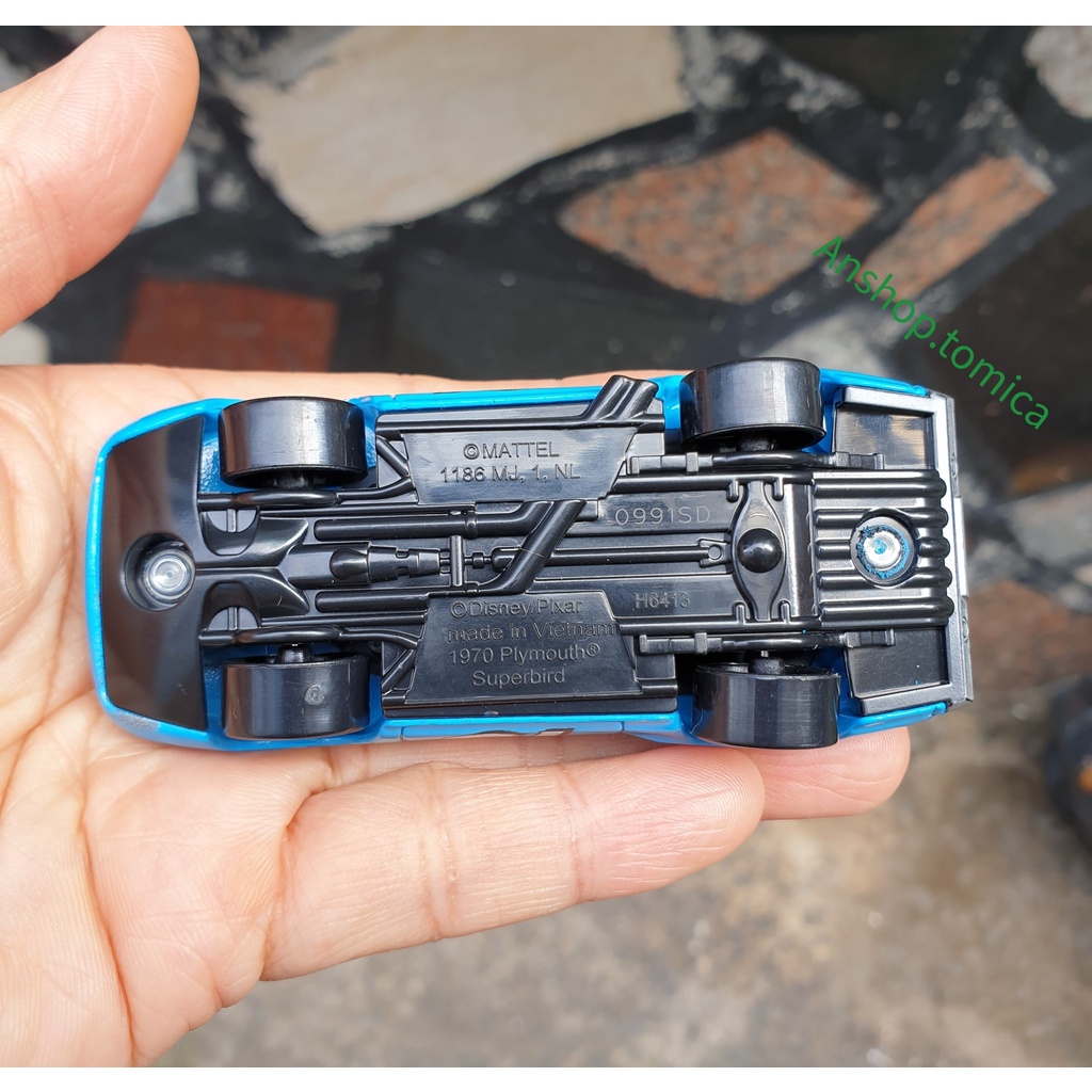 Mô hình xe hoạt hình Mc queen hàng Mattel No box