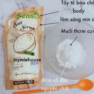 Muối dừa tẩy da chết dành cho body