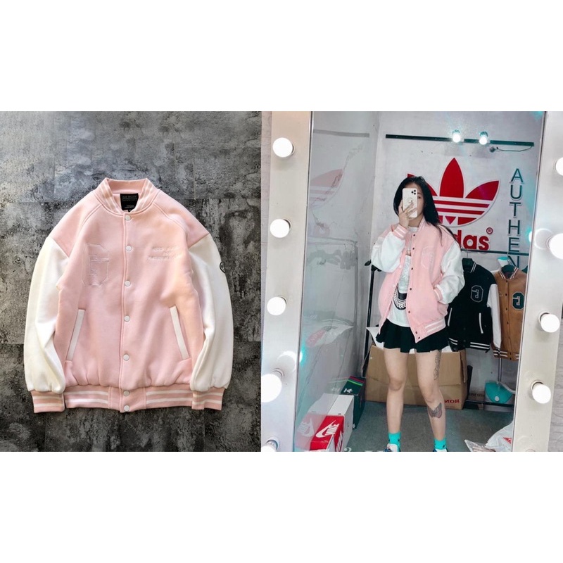ÁO KHOÁC BÓNG CHÀY MLBNY BASEBALL CLAN CHỮ G - DÀY DẶN MẶC SIÊU ẤM - ÁO BOMBER THỂ THAO - VARSITY JACKETS
