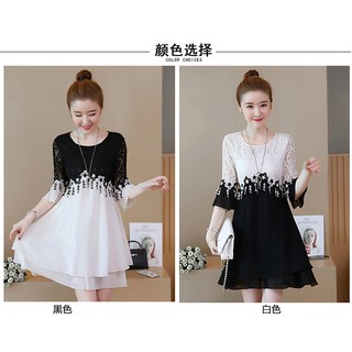 Đầm suông big size quảng châu D1072