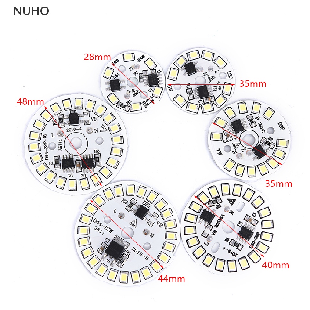 nu LED Bulb Patch Lamp SMD Plate Circular Module Light Source Plate For Bulb Light  vn