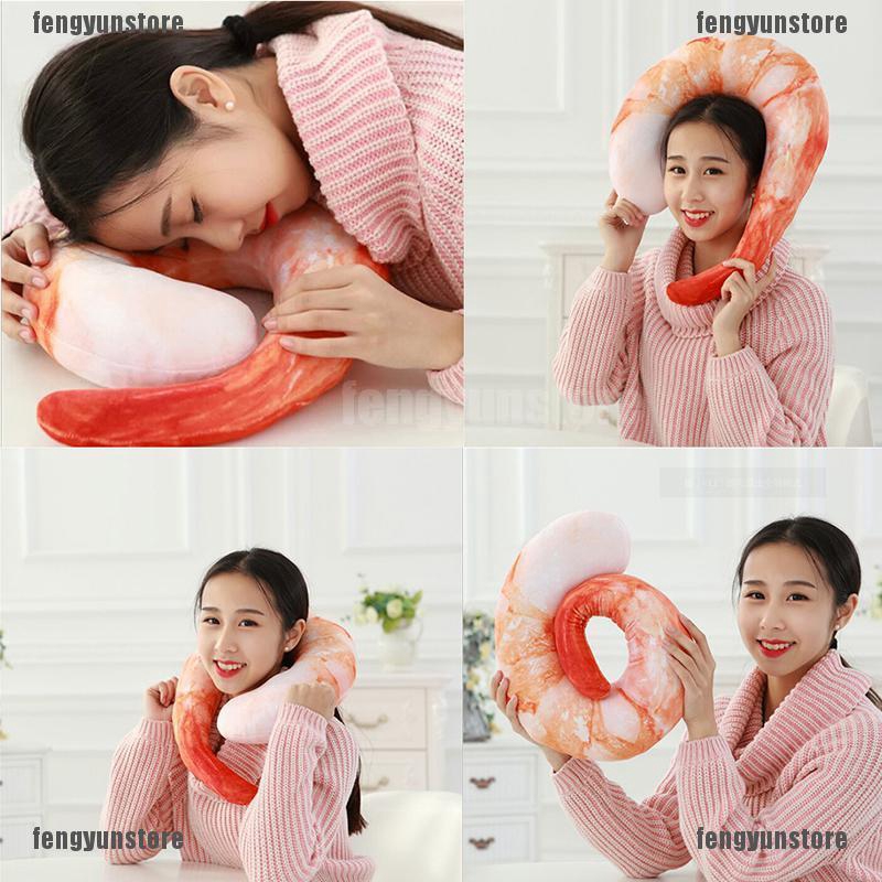 Gối nhồi bông hình chữ U độc đáo