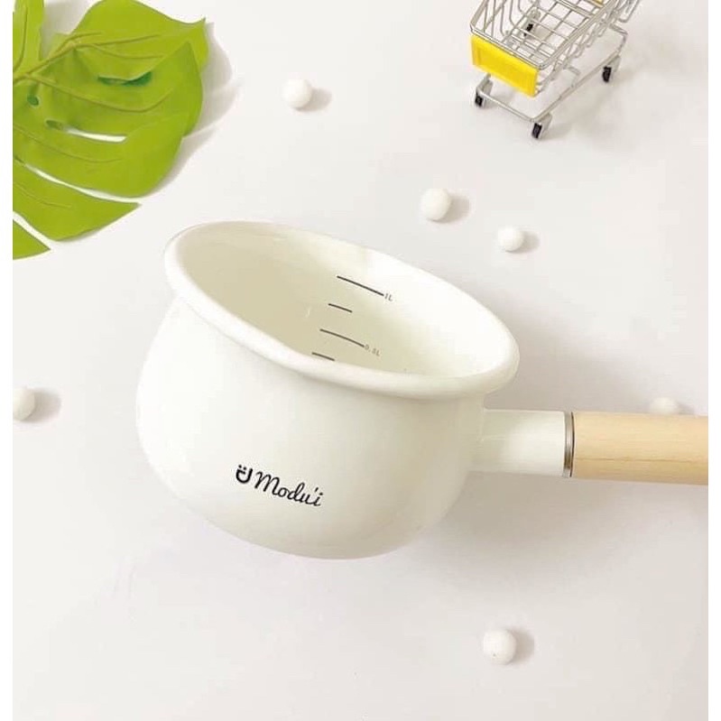 Nồi Sứ Modui Nồi Nấu Bột Cháo Ăn Dặm Style Hàn Quốc Siêu Xịn Cho Bé