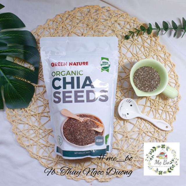 [GREEN NATURE] HẠT CHIA HỮU CƠ 500g (có gói lẻ)