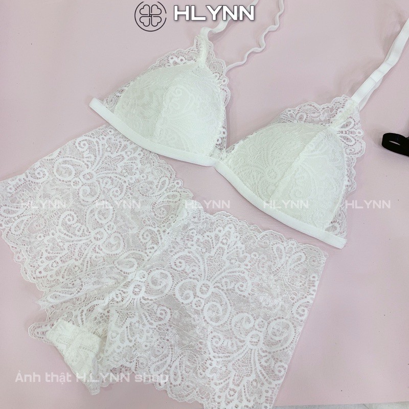 Set đồ lót bralette ren mút liền có bán lẻ áo m112