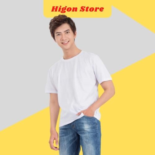 Áo 3 lỗ nam trắng trơn chất liệu cotton Higon thấm hút mồ hôi, áo sát nách nam HG-32