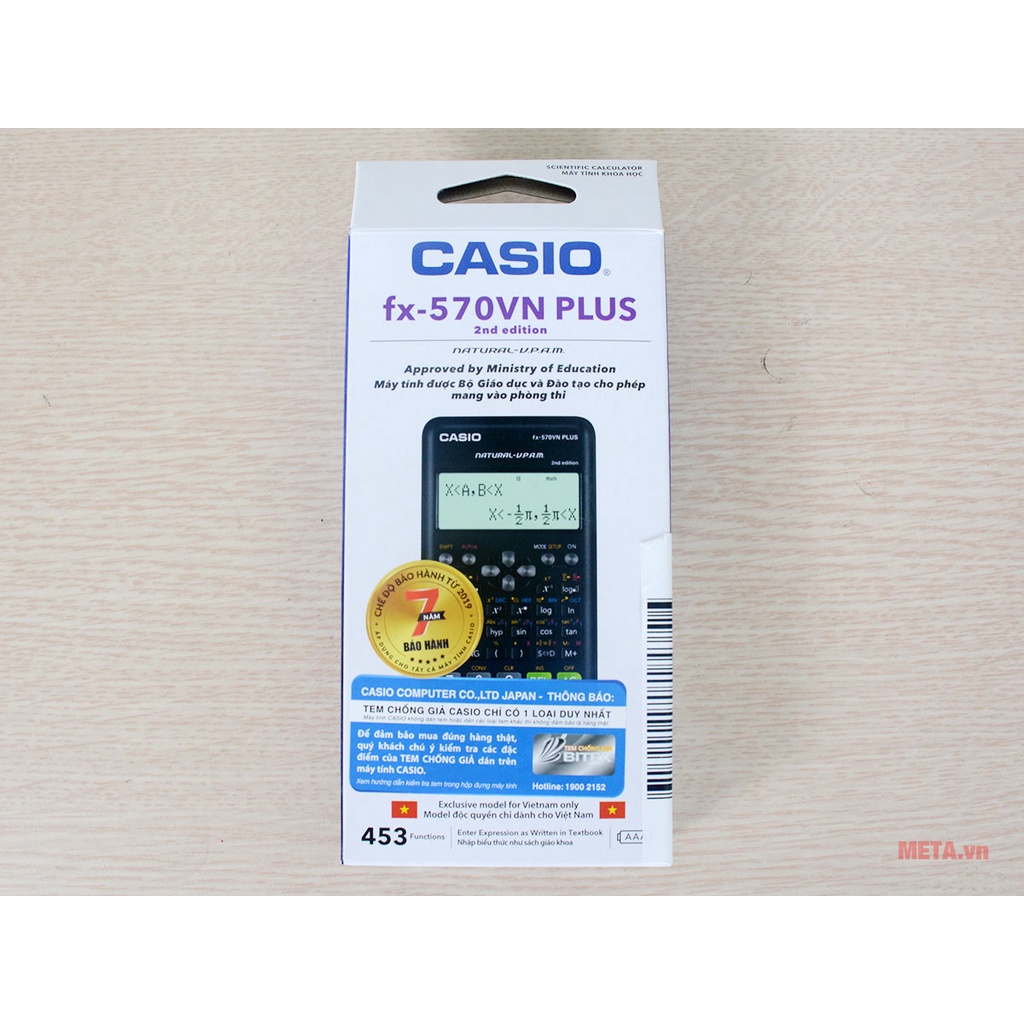 MÁY TÍNH HỌC SINH CASIO FX-570VN PLUS