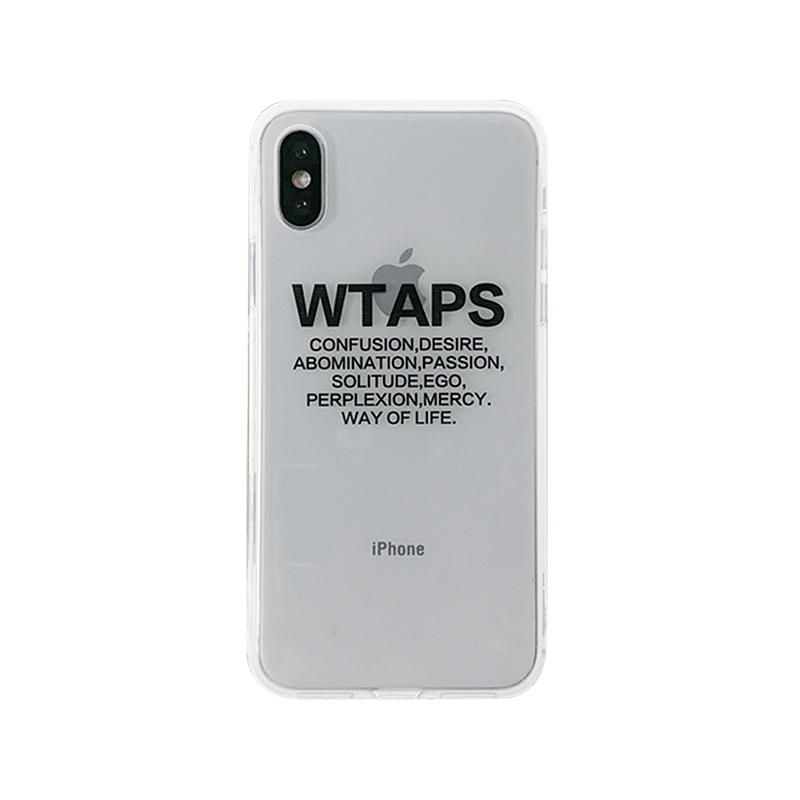 iPhone 12 Ốp điện thoại mềm trong suốt WTAPS cho iPhone 11 Pro max i7 i8 plus X XR XS MAX | BigBuy360 - bigbuy360.vn