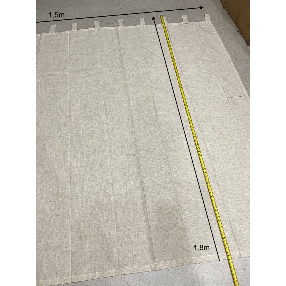 Rèm cửa linen phong cách mộc Vintage