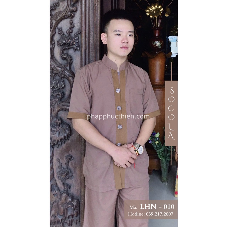 Bộ Đi Chùa Nam Trẻ Trung, Tụ Phối Kate Loại I "Socola"