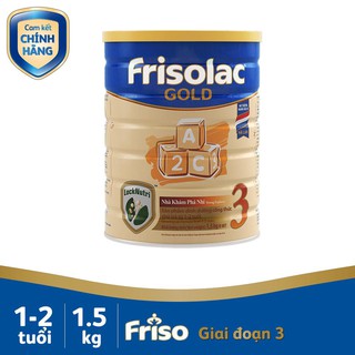 Sữa Frisolac Gold cho bé 1-2 tuổi, 1500g