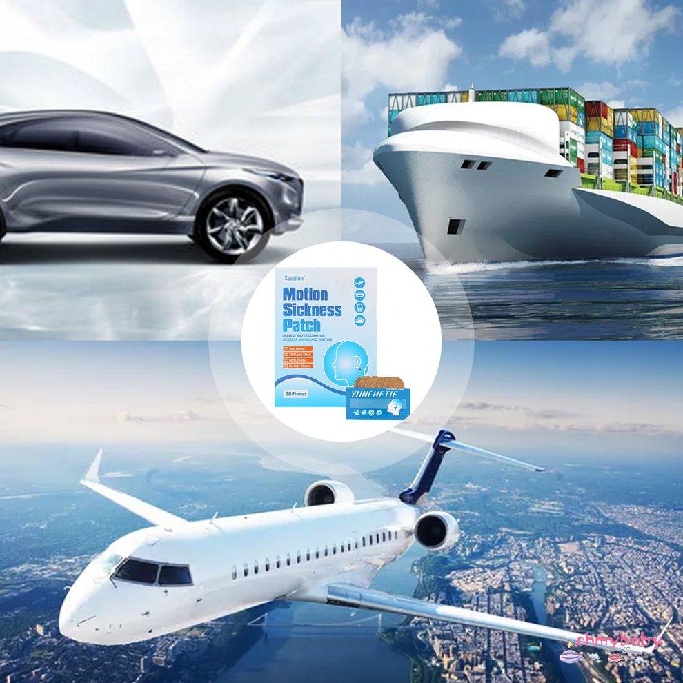 36 Piece Car Motion Sickness Relief Patch Chán bệnh Buồn nôn Chóng mặt Thạch cao [8/7]