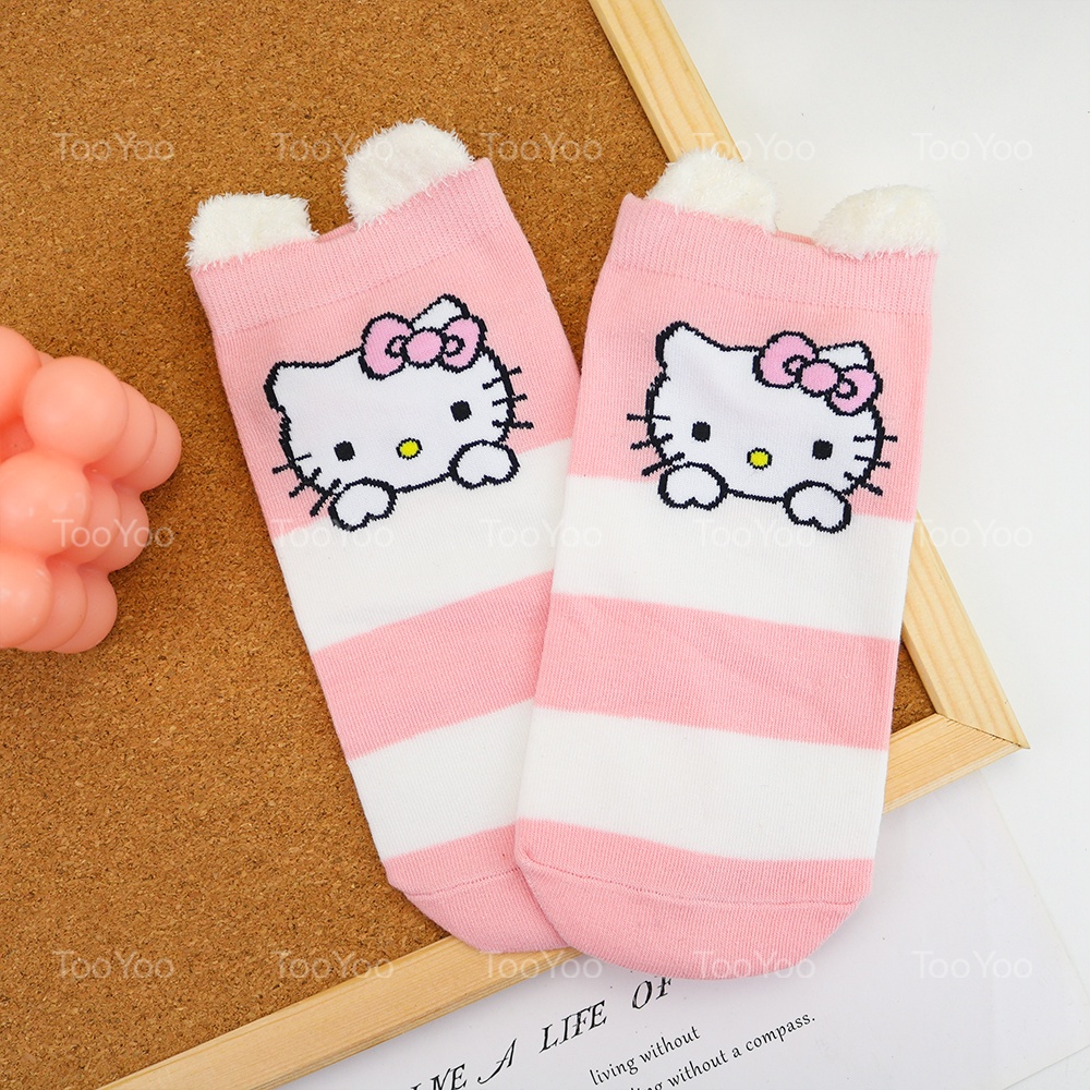 Tất vớ cổ thấp có tai Doraemon, Hello Kitty dễ thương cute BK00151