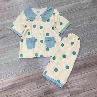 đồ bộ ngố chấm bi bèo shop sun soc