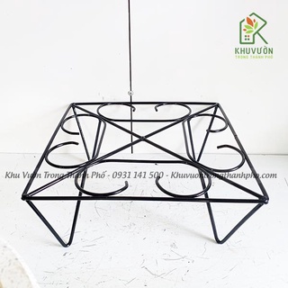 Đôn sắt kê chậu vuông 30x12cm