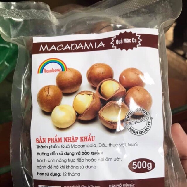Hạt macca Úc nhập khẩu 500gr