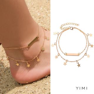 💞Yimi💞Lắc Chân Hình Ngôi Sao Xinh Xắn Cho Nữ