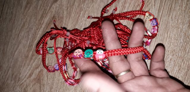 Vòng đeo tay may mắn hình 3 chú mèo