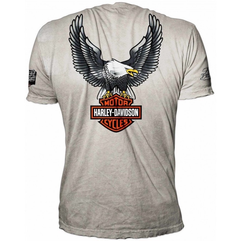 Áo thun nam tay ngắn mới ❥ Áo thun Harley Davidson tay ngắn dành cho trẻ em