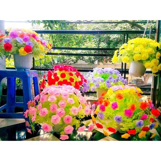 Nguyên Liệu Hoa Giấy Gấm (TẶNG CHẬU)
