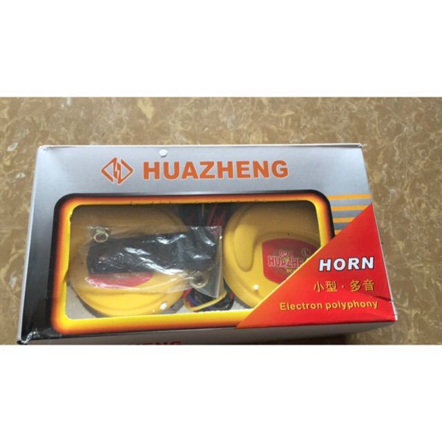 Còi ngân ô tô xe máy  24V HUAZHENG ( mua buôn nhắn tin shop )