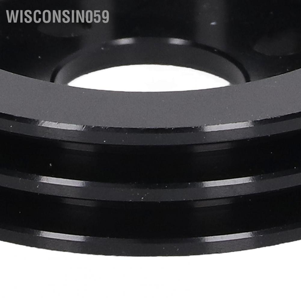 Wisconsin059 2 Groove Pulley Aluminum Alloy Motor Shaft Fixed Bore Hub Mount Winch Wheel 5407‑0016‑0001 48mm